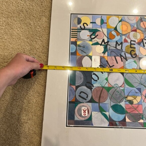 Andie C Wicherts Original watercolour artwork Unframed with matting abstract Art - Picture 8 of 13